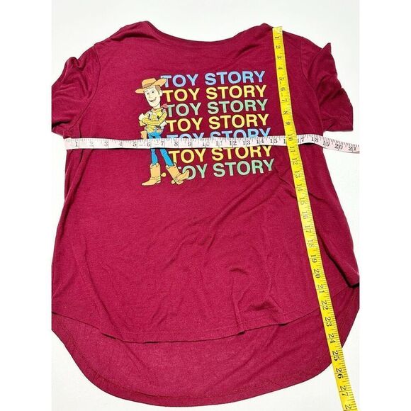 Disney Pixar‎ Junior's Toy Story 4 Cowboy Woody T-Shirt Burgundy Red XXL - Picture 6 of 11